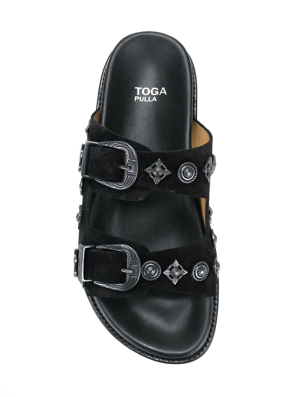 buckle strap sandals - 4