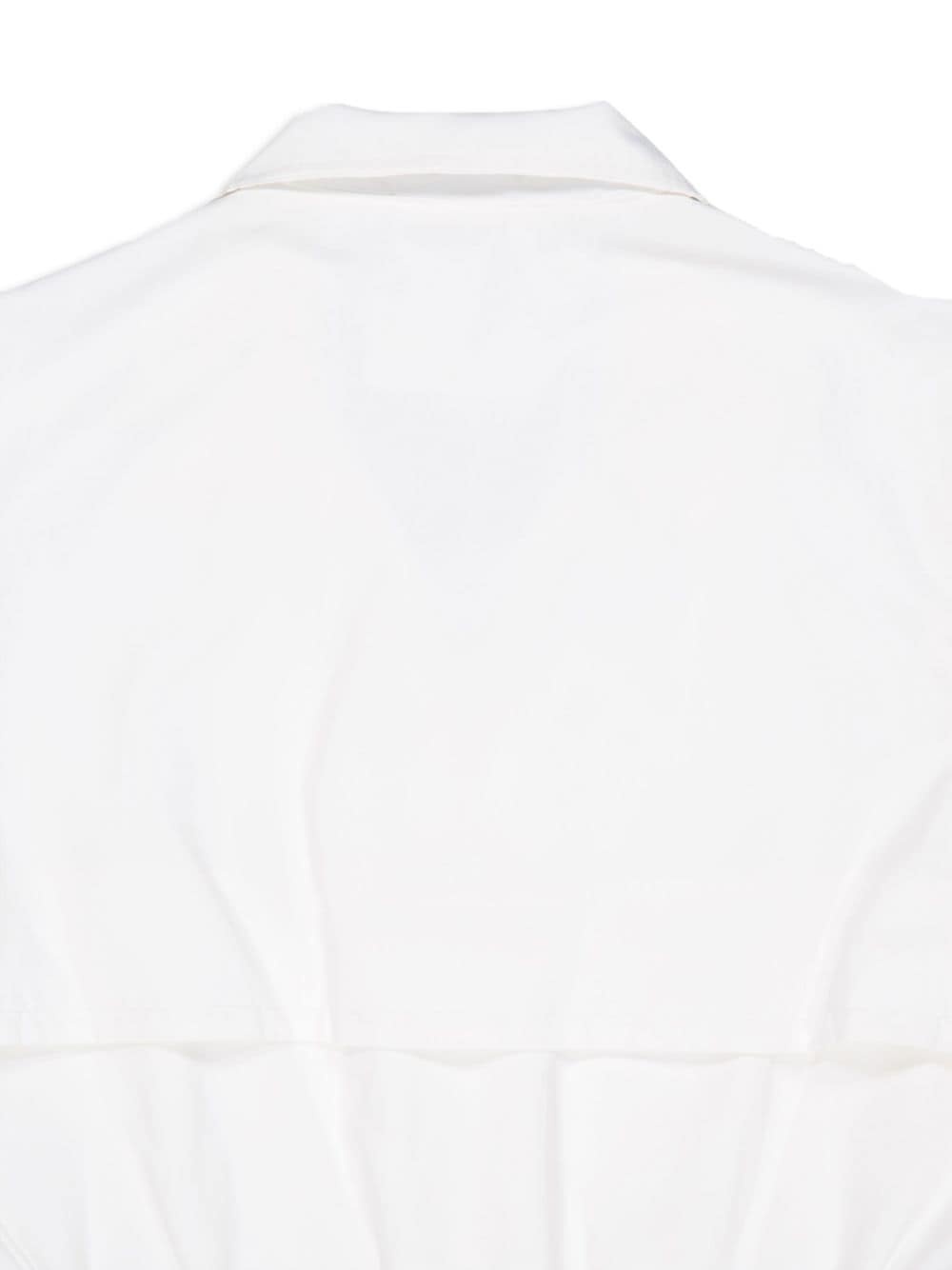 crochet-trim zip-up track jacket - 4
