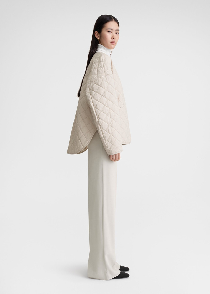 Quilted jacket pebble 3
