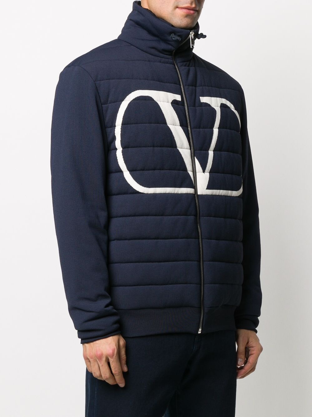 VLOGO quilted puffer jacket - 3