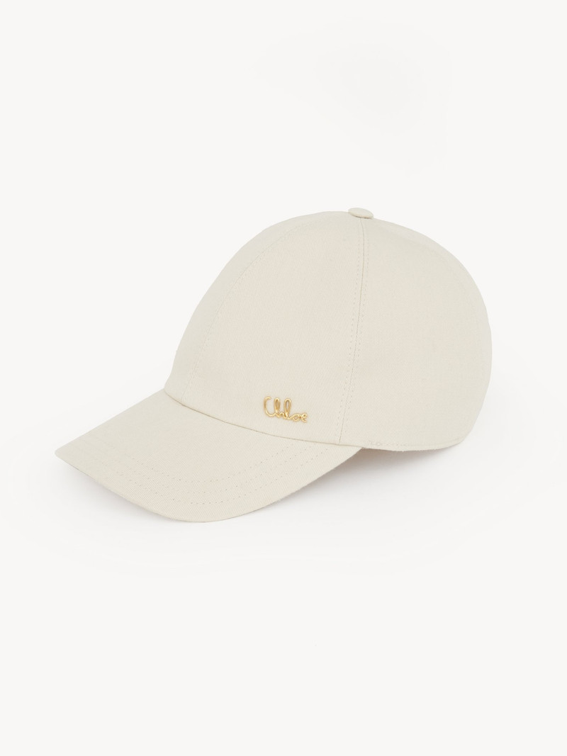 THE CHLOÉ ICONIC CAP IN COTTON CANVAS 1