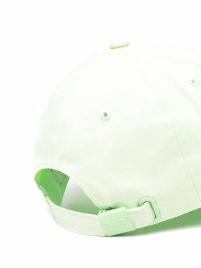 Y-3 logo-patch cotton cap outlook