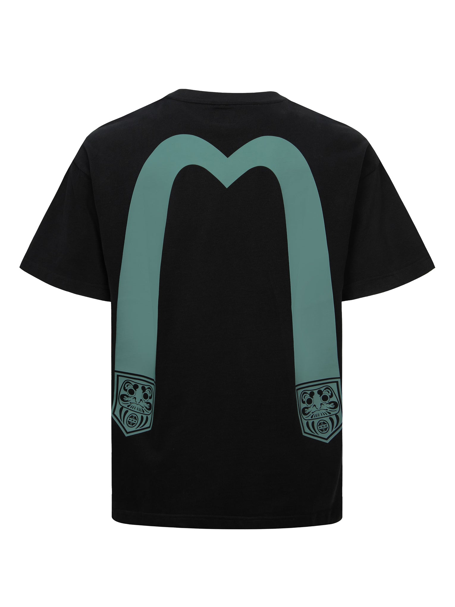 POCKET-SHAPED DARUMA DAICOCK PRINT RELAX FIT T-SHIRT - 14