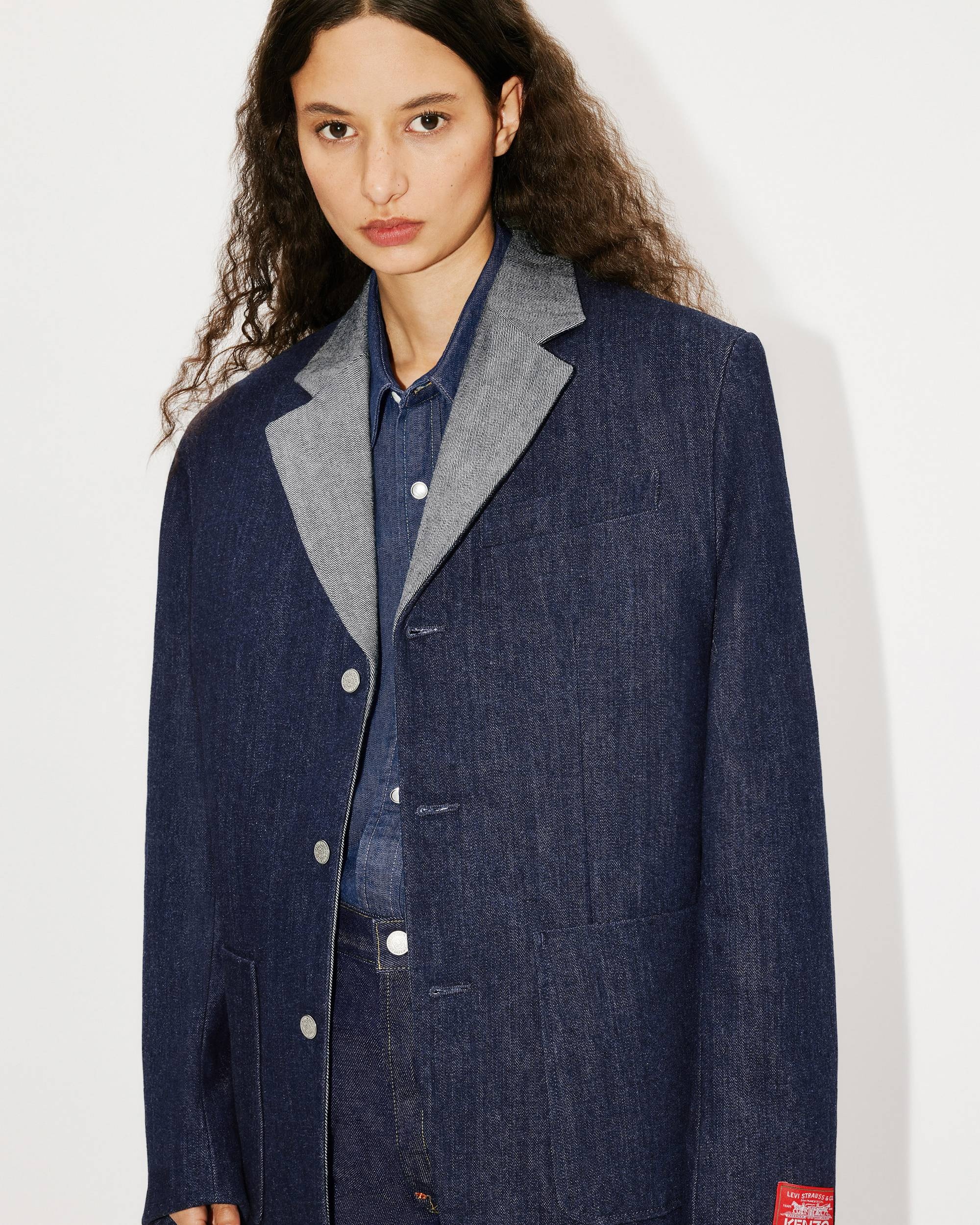 KENZO Levi's デニムジャケット グレー襟 KENZO Levi's デニムジャケット グレー襟 【公式通販】