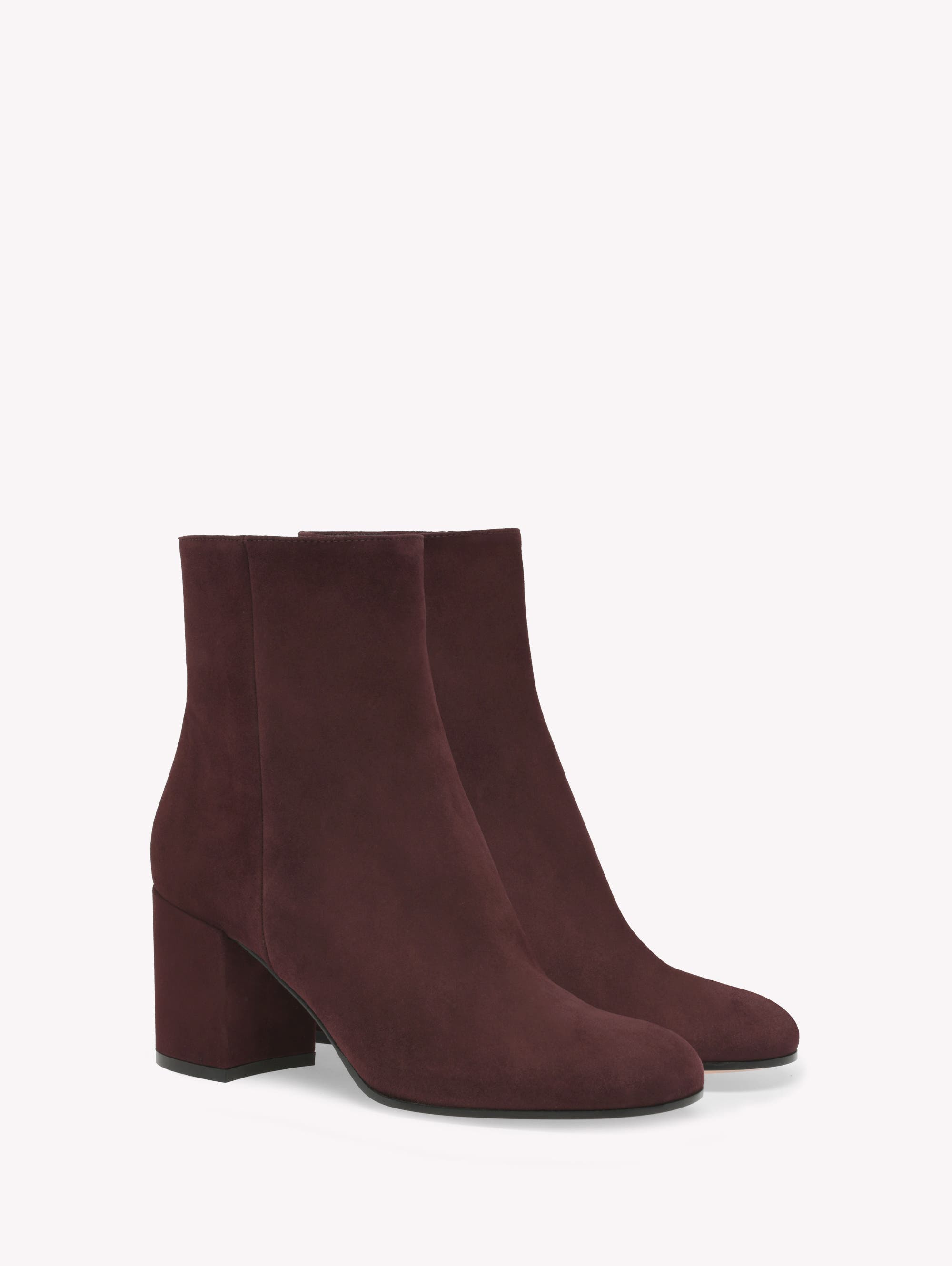 Gianvito Rossi Joelle Booties in Red Suede at Nordstrom - 2