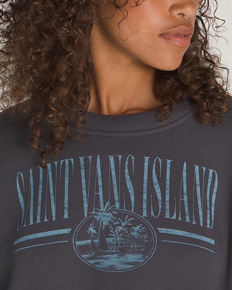 Retro Isle Graphic Crew Sweatshirt 5