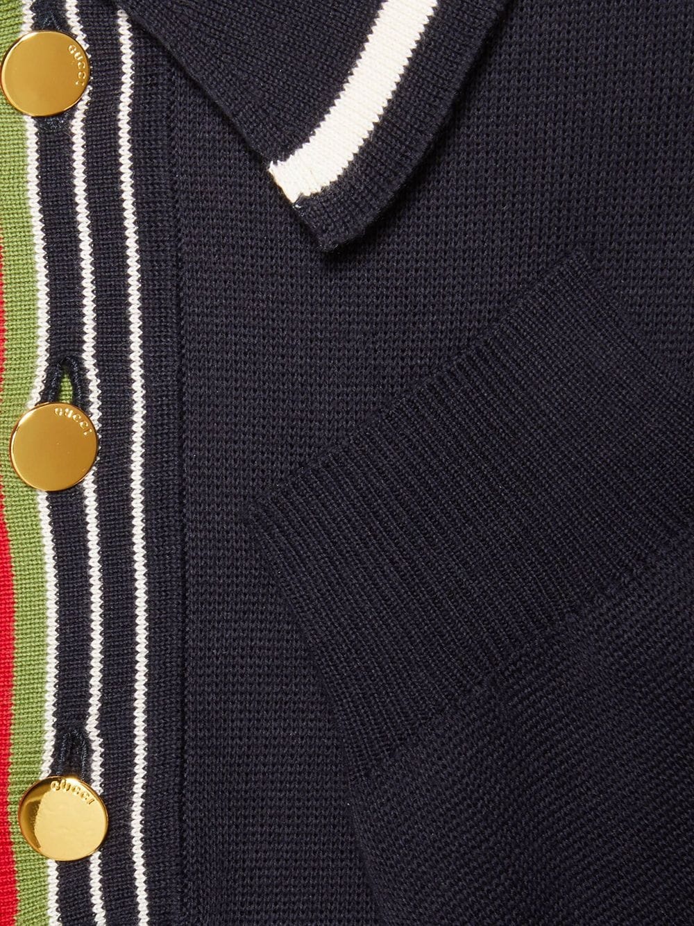 stripe-detail polo shirt - 2