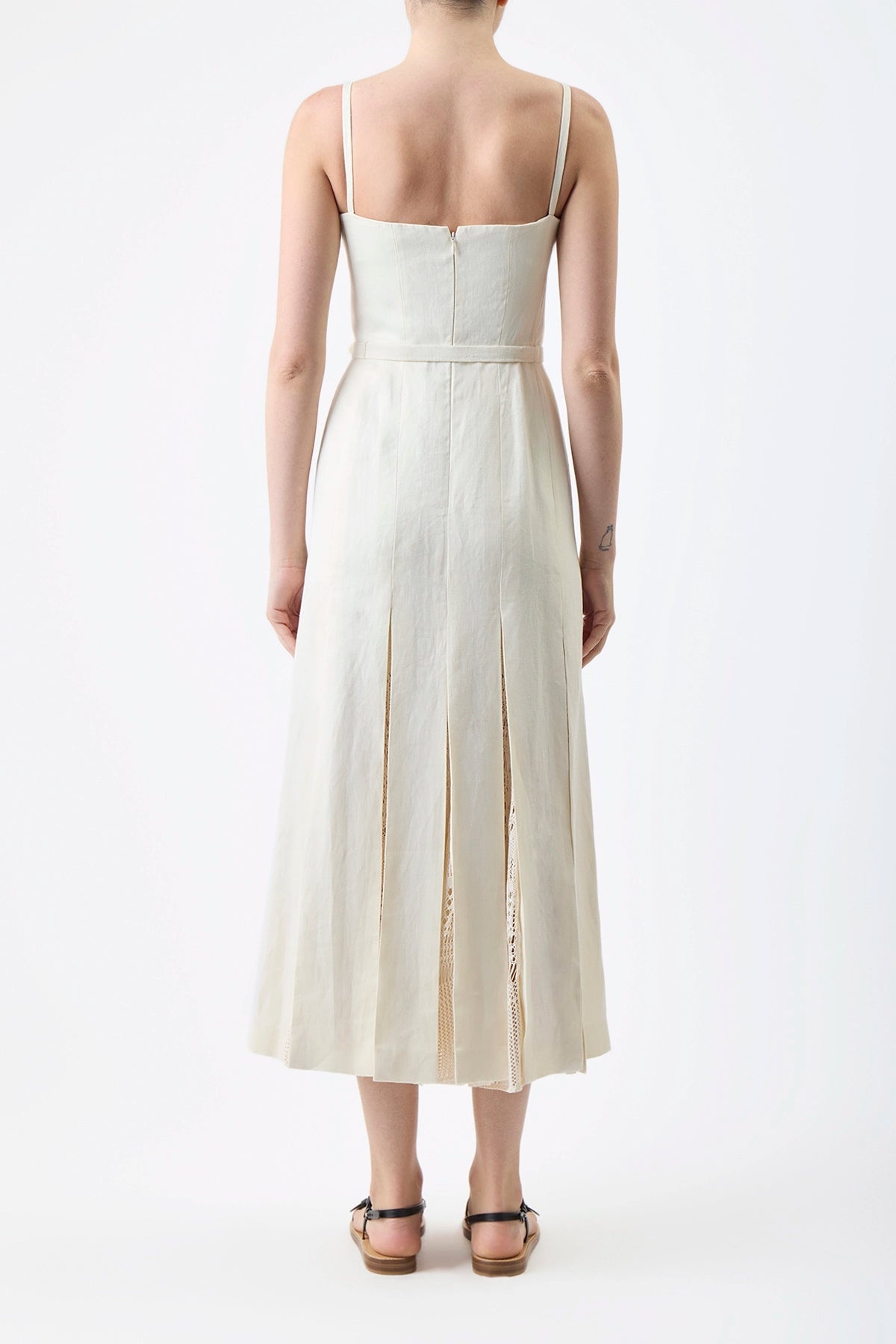 Godard Dress in Linen - 4