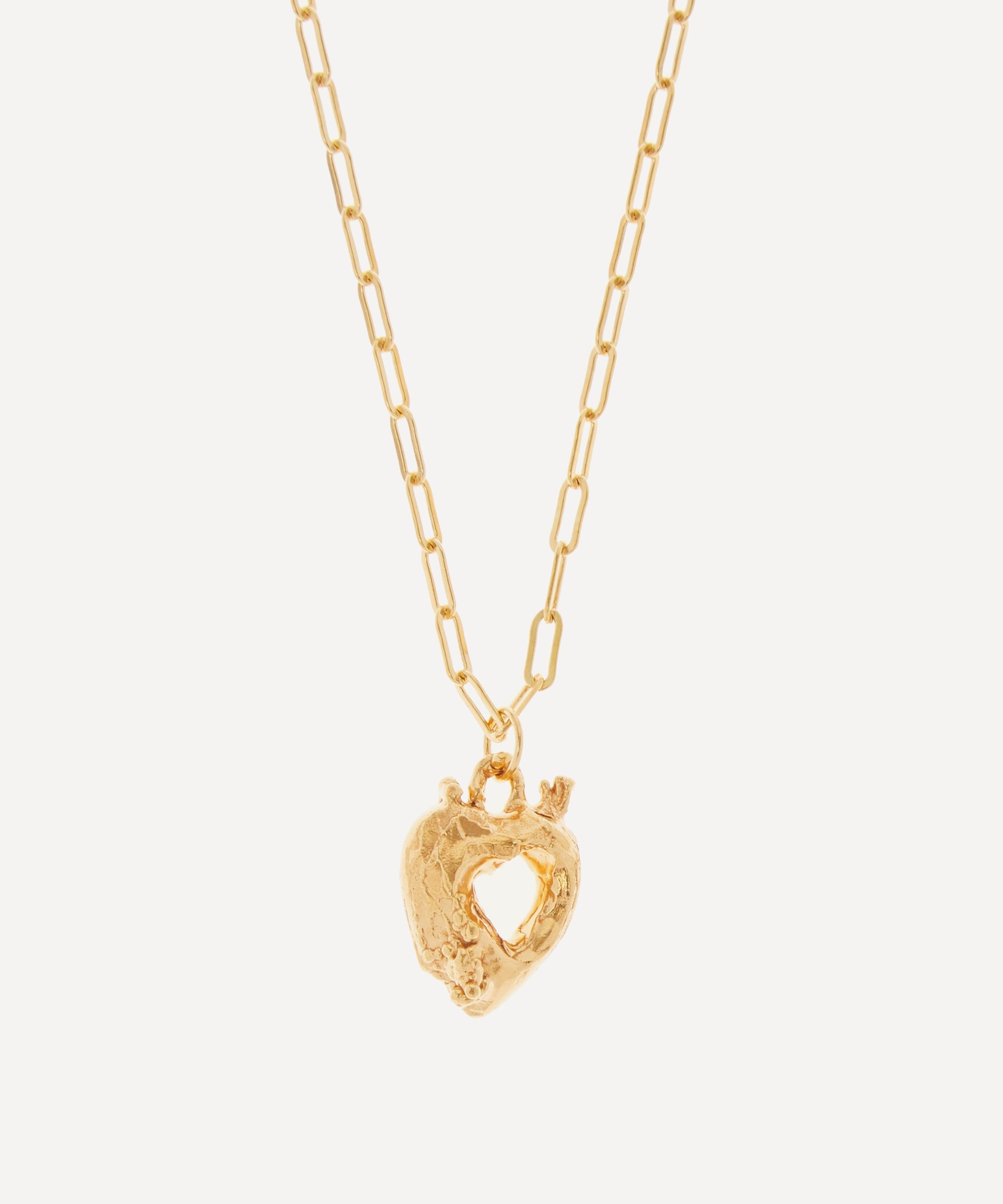 24ct Gold-Plated Bronze Lovers Pact Pendant Necklace - 1