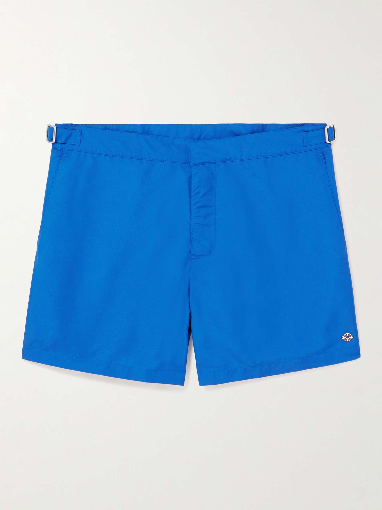 Straight-Leg Mid-Length Swim Shorts - 1