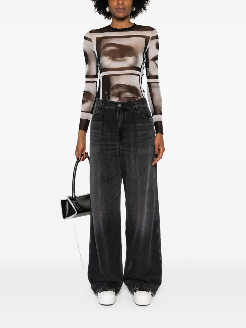 Candy high-rise wide-leg jeans - 2