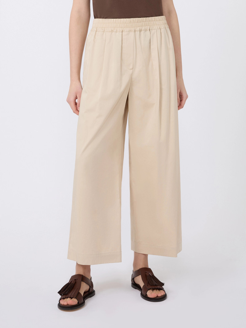 GOLFO Cotton rasetto trousers - BEIGE 3