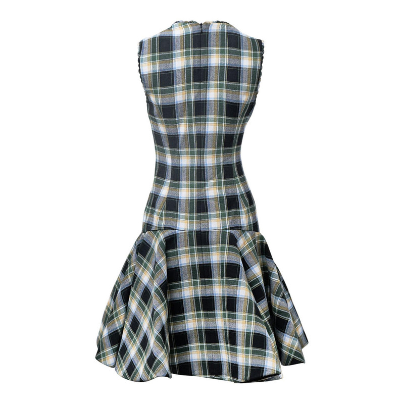 SHUSHU/TONG Asymmetric Neckline Dress outlook