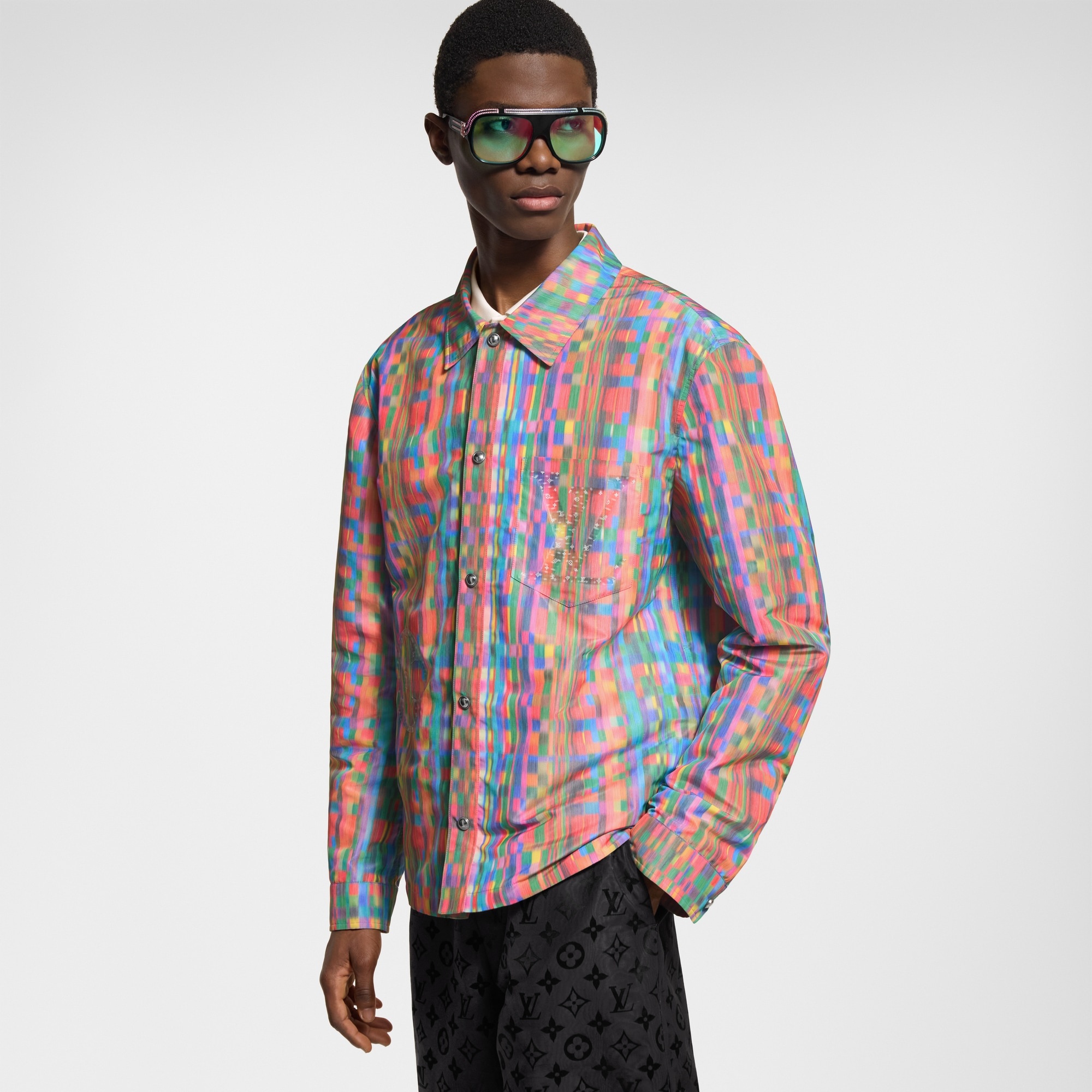 Trompe L’Oeil Printed Overshirt - 2