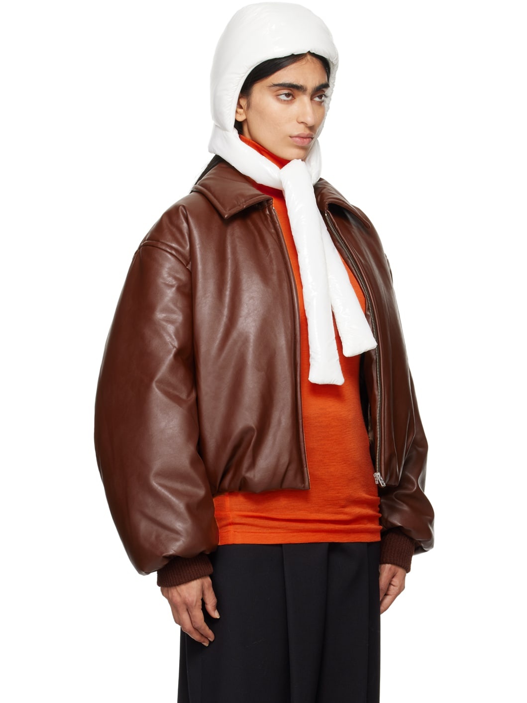 White Puffer Bonnet - 4