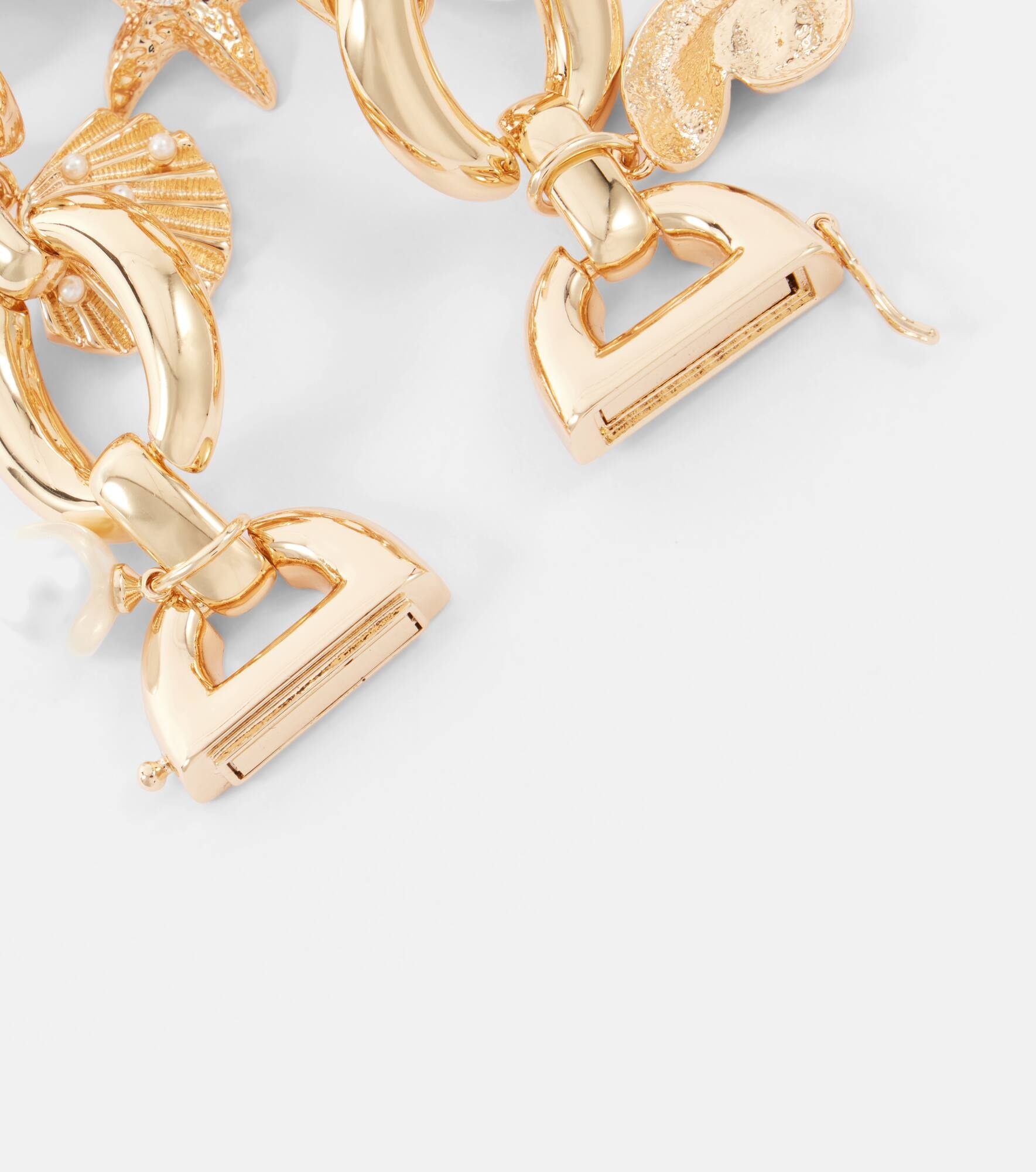 Faux pearl gold-plated bracelet - 2
