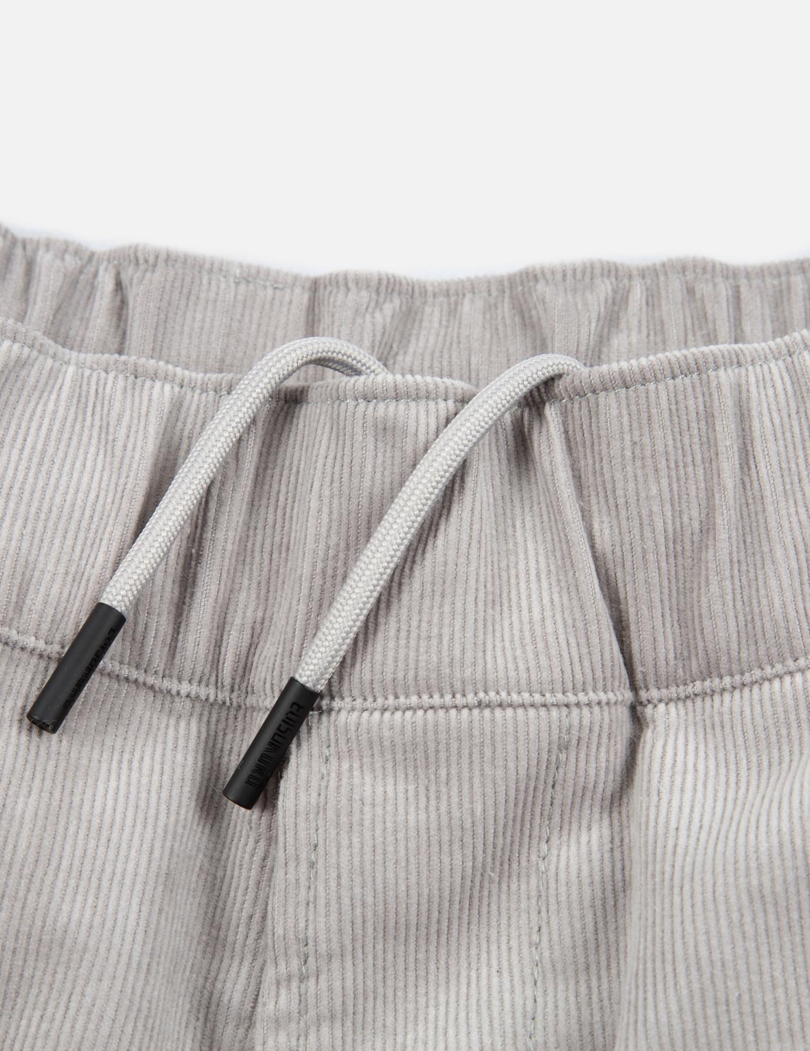 Gradient Slogan Print Corduroy Cargo Pants - 7