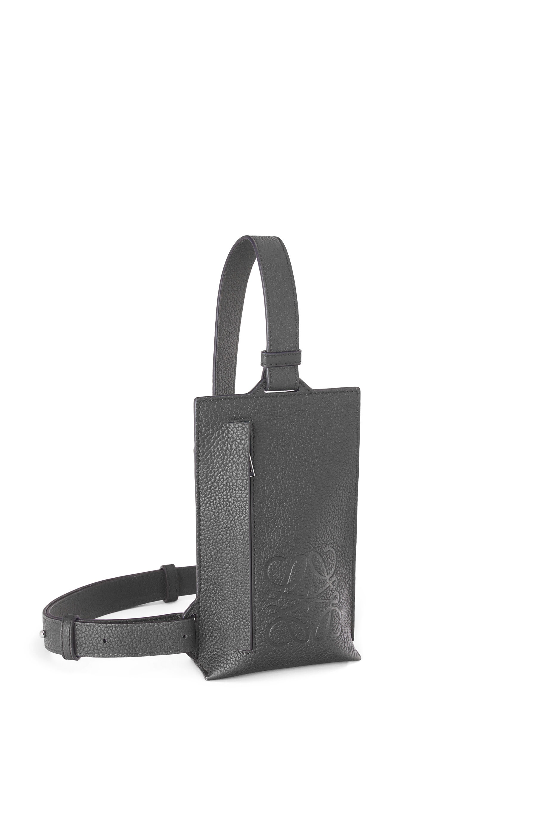Loewe Vertical T Pocket in grained calfskin | REVERSIBLE
