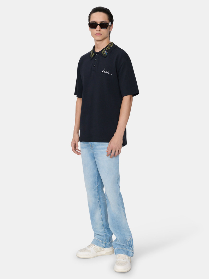 AMIRI FLORAL COLLAR POLO 3
