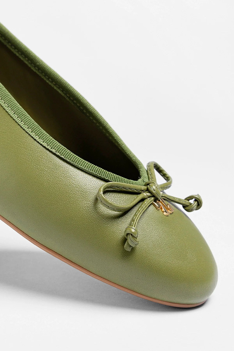 Pavlova Ballet Flat Seaweed Leather 4