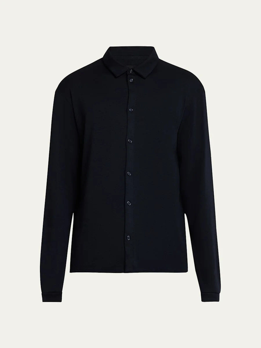 Men's Cashmere Button-Front Cardigan - 1