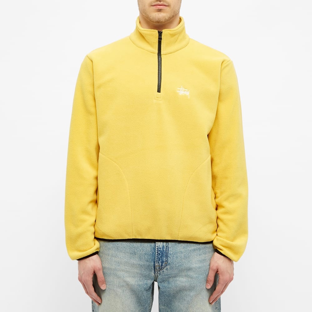 Stussy Basic Mock Neck Polar Fleece - 4