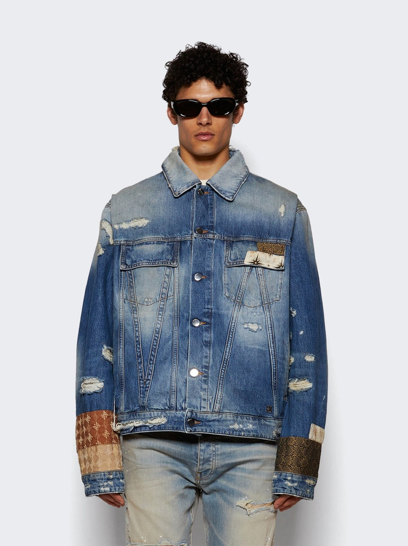 AMIRI Quad Artpatch Trucker Nightshade outlook