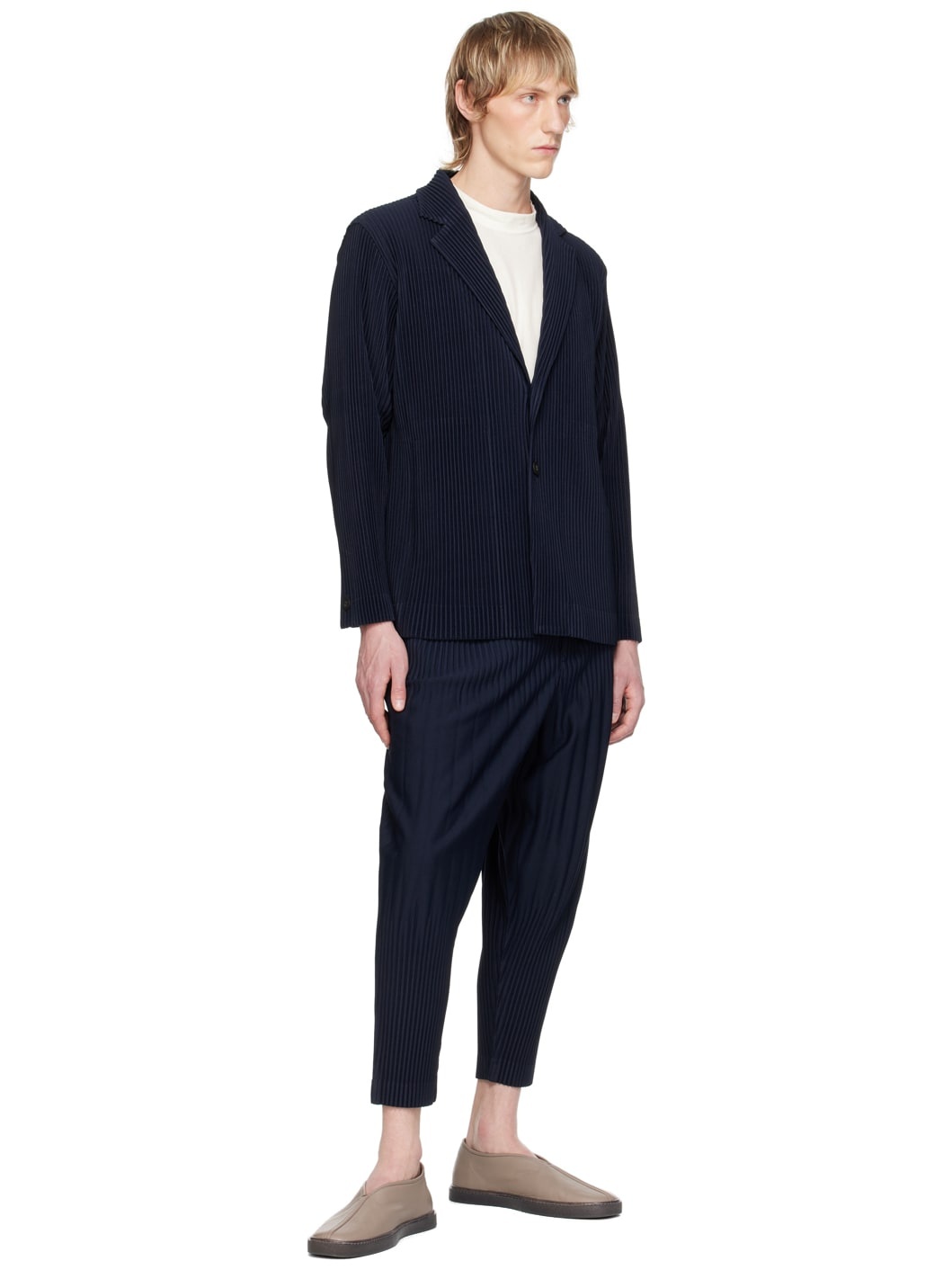 Navy Basics Blazer - 4