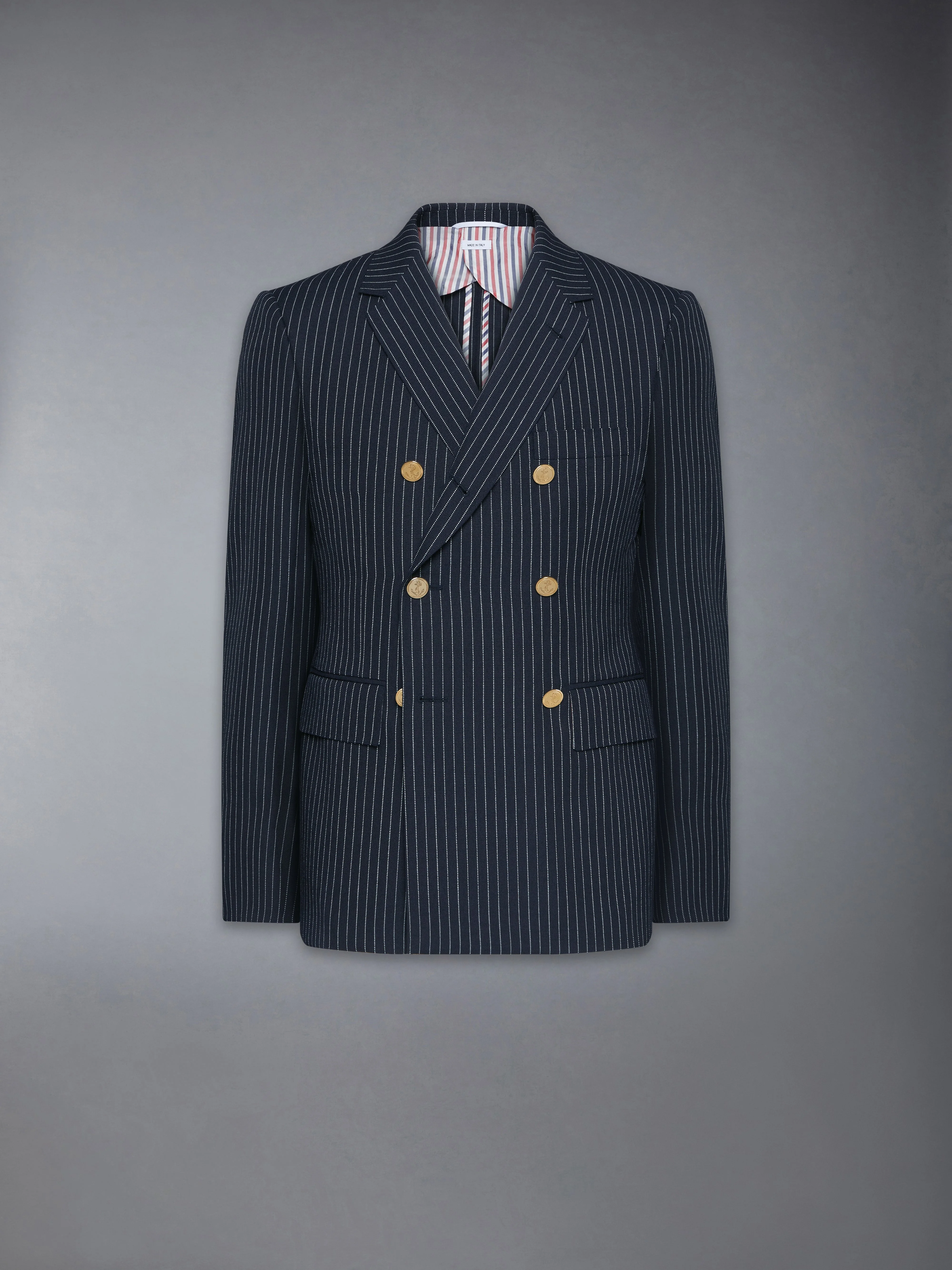 PINSTRIPE HIGH TWIST WOOL SPORTCOAT - 1