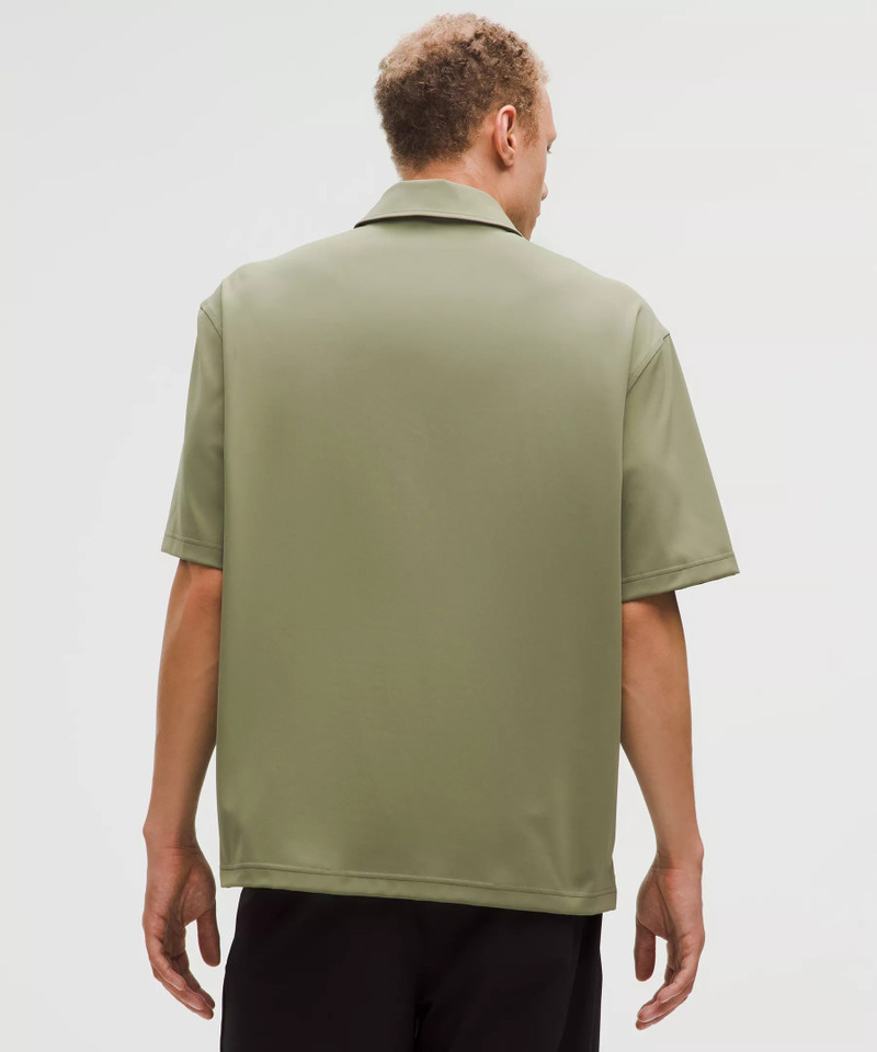 Daydrift Oversized Zip-Neck Polo Shirt 3