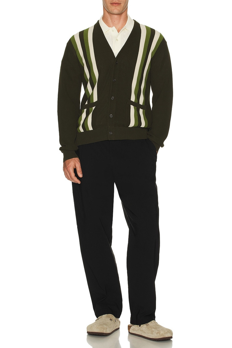 BEAMS PLUS Cardigan Stripe outlook