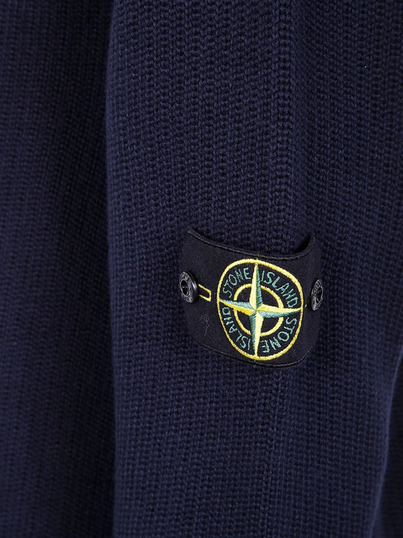 high-neck logo-patch sweater 3