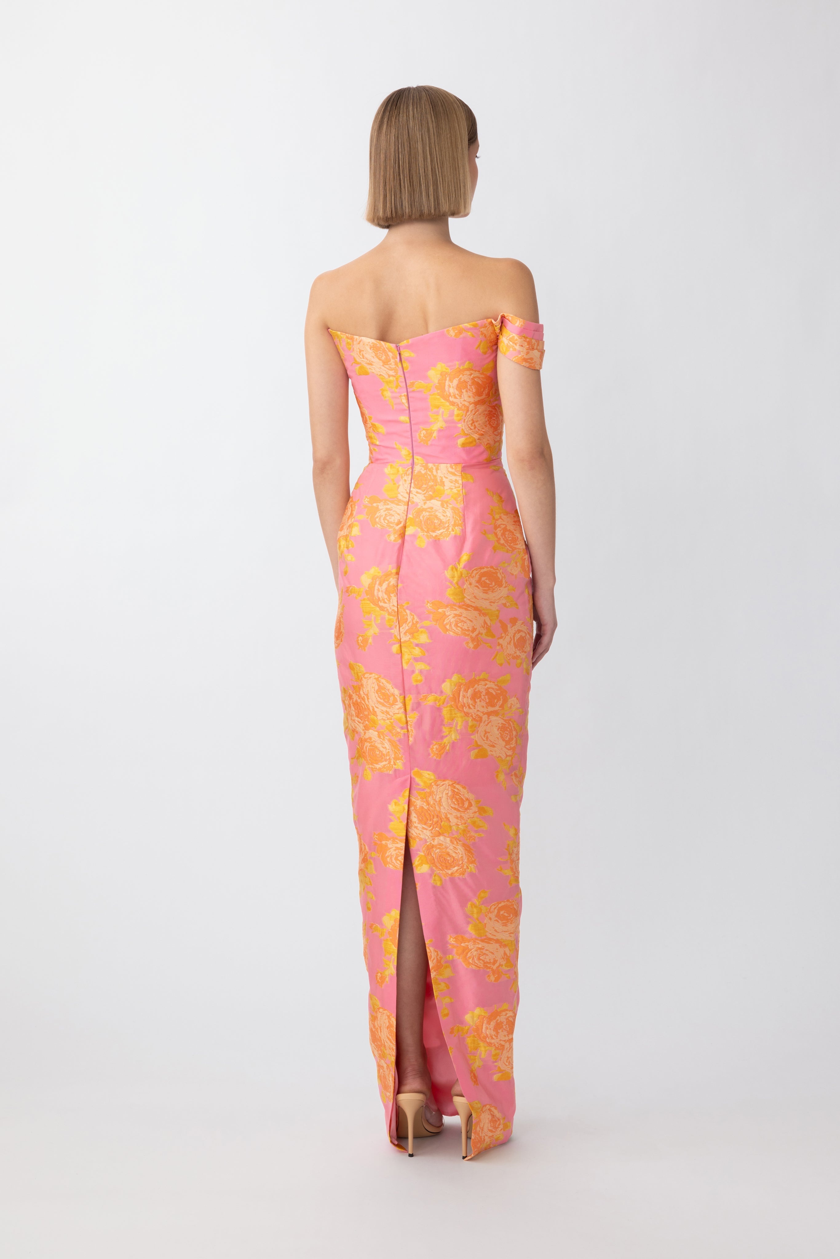JACKSON JACQUARD GOWN - 4