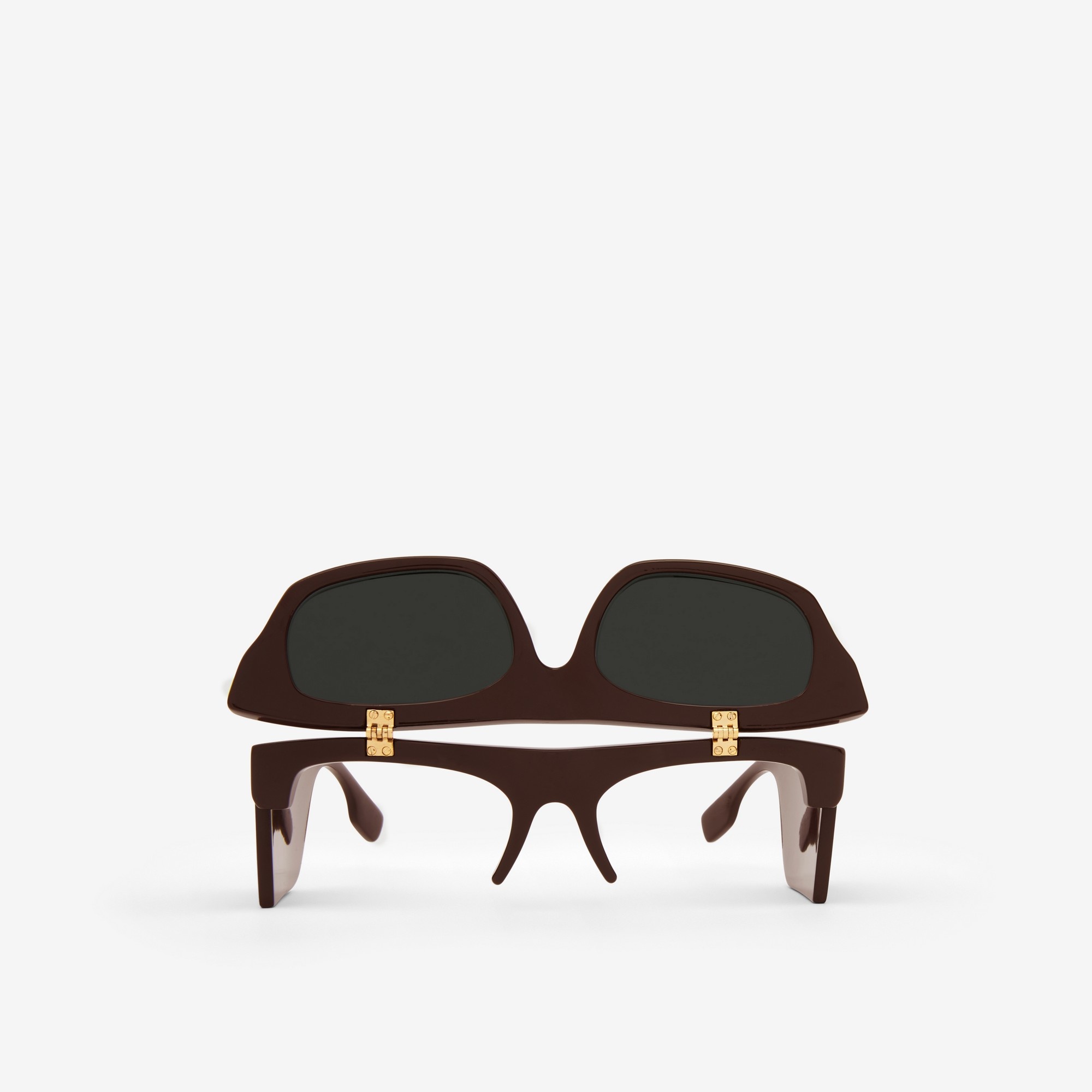 Flip-up Cat-eye Frame Palmer Sunglasses - 4