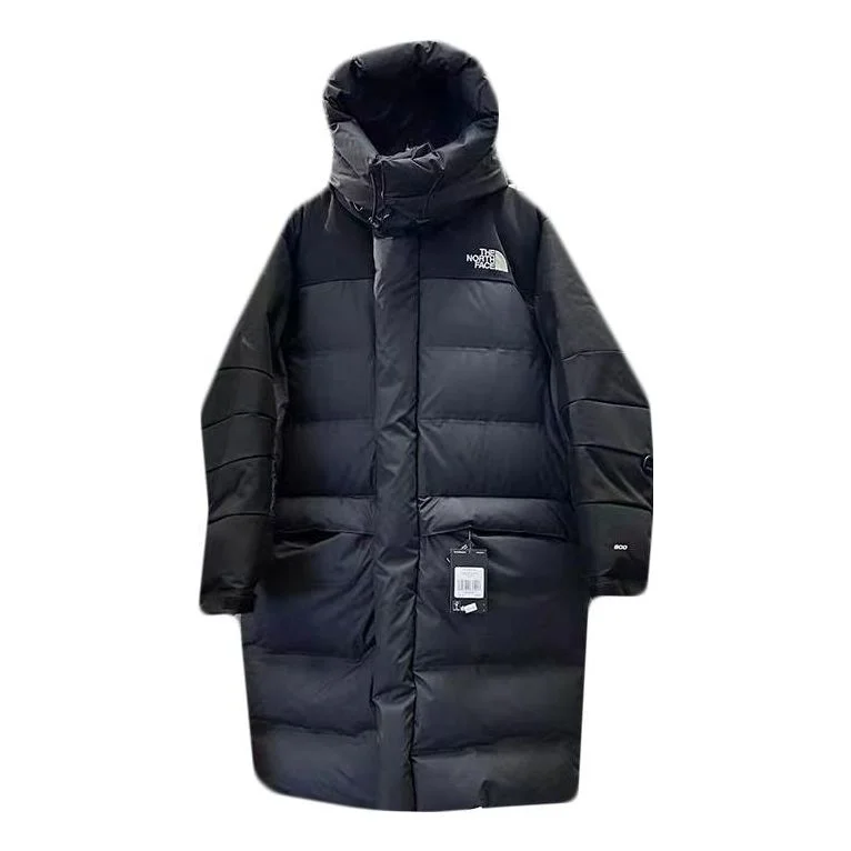 THE NORTH FACE FW22 Logo Hooded Puffer Coat 'Black' NF0A7RCR-JK3 - 1