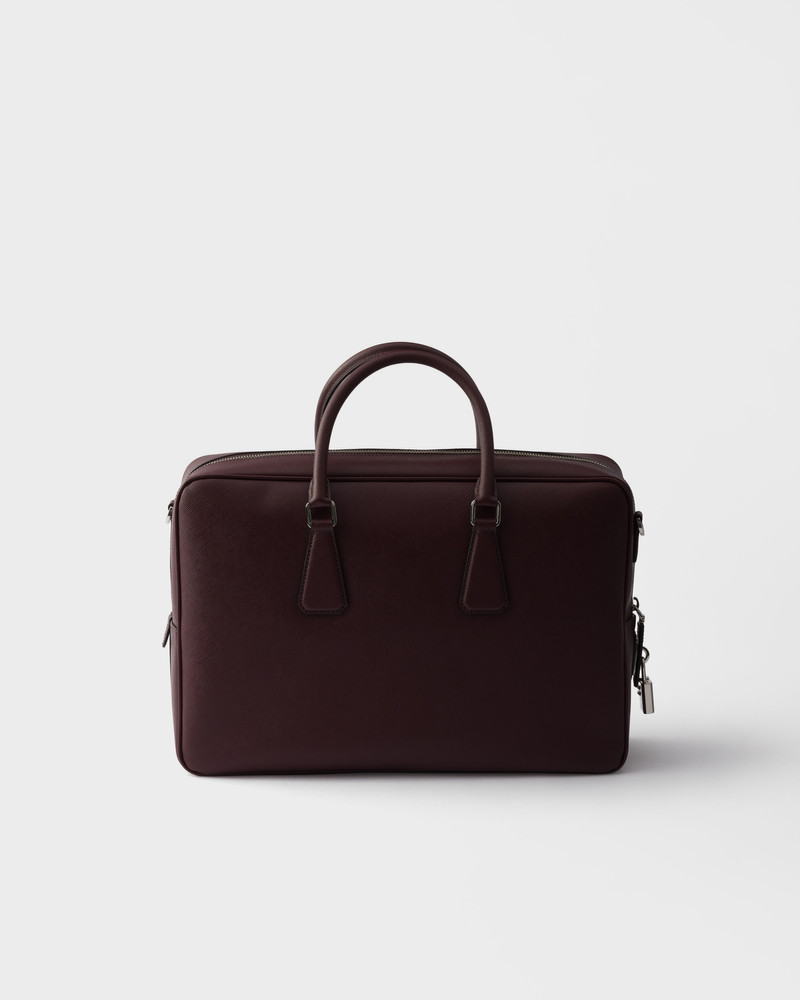 Saffiano leather work bag 3