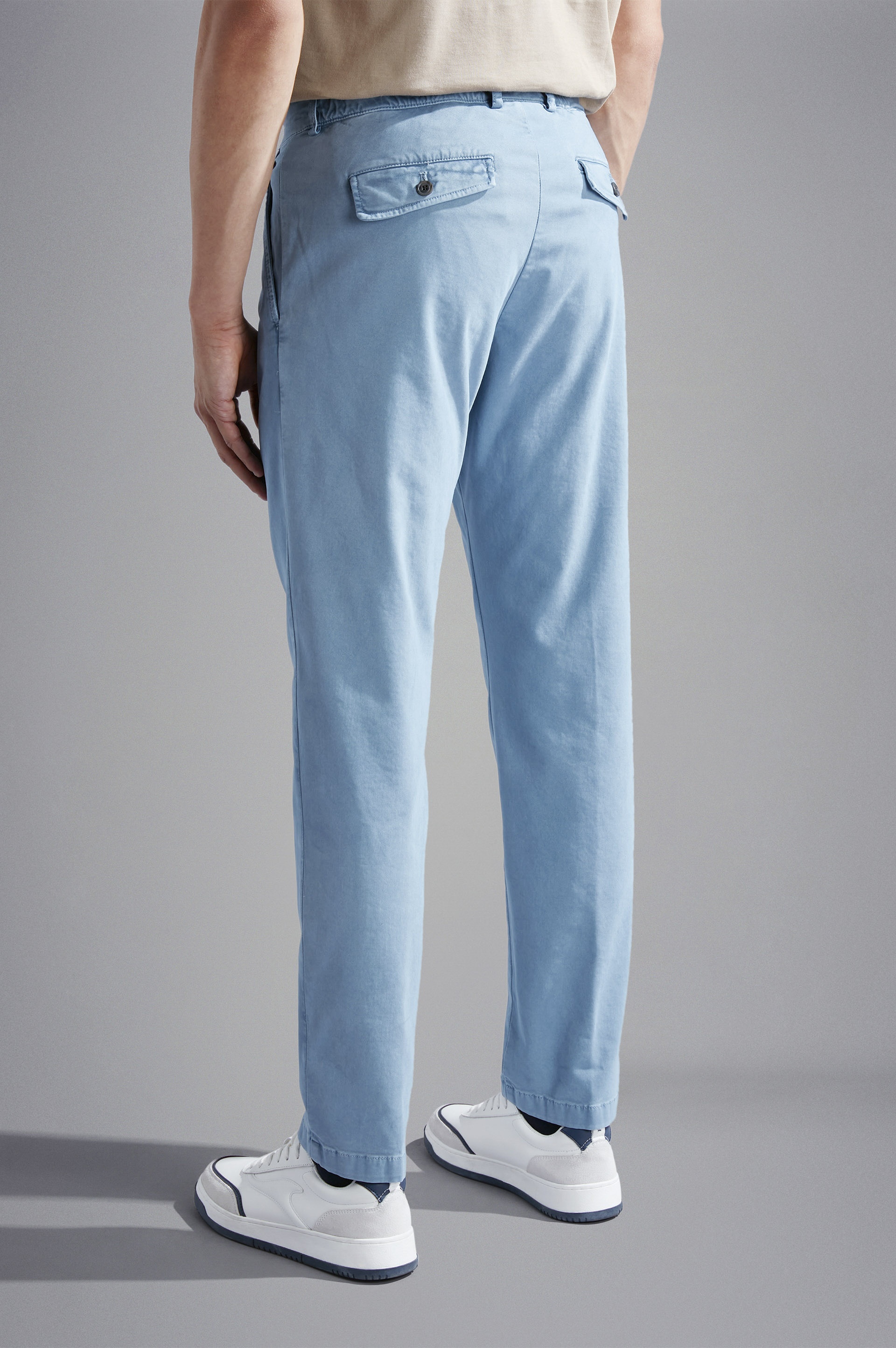 SOFT TOUCH TWILL DRAWSTRING TROUSERS - 3