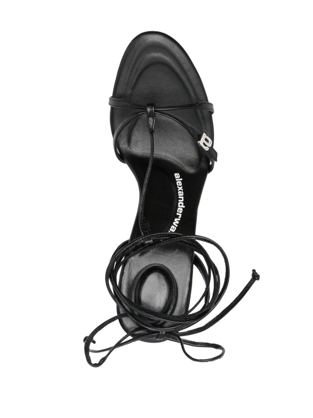 Lucienne 105mm leather sandals - 4