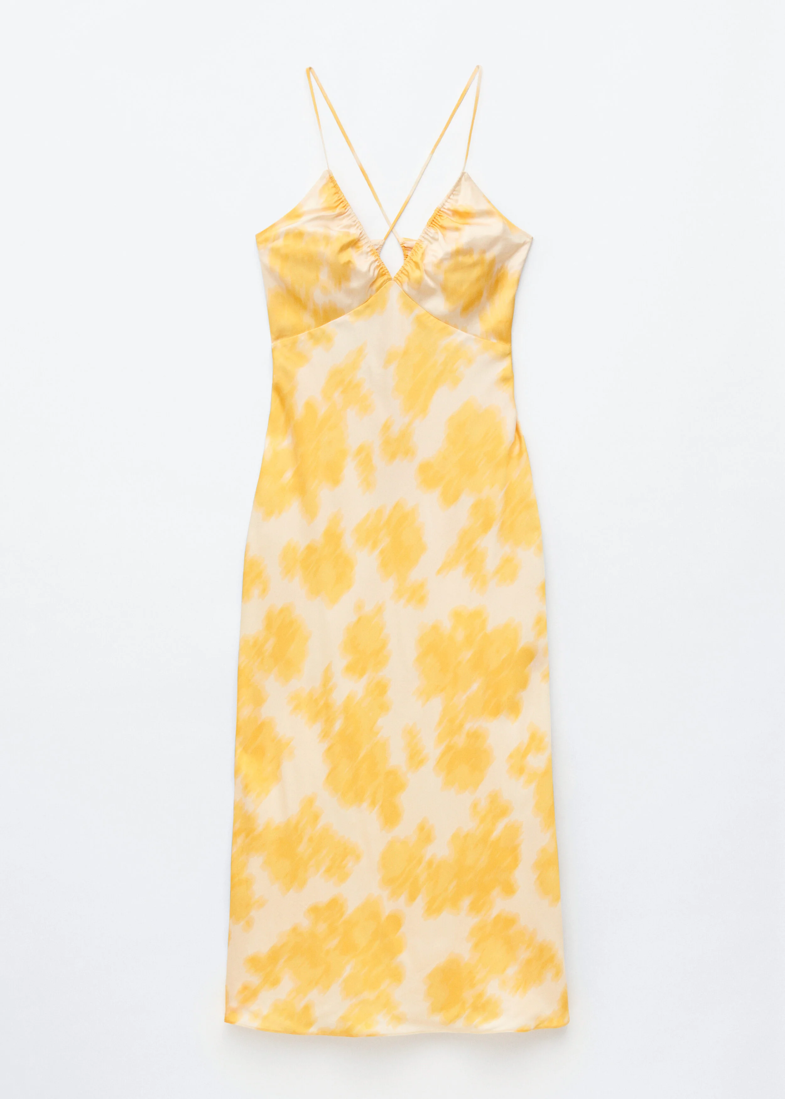 Satin Slip Midi Dress - 1