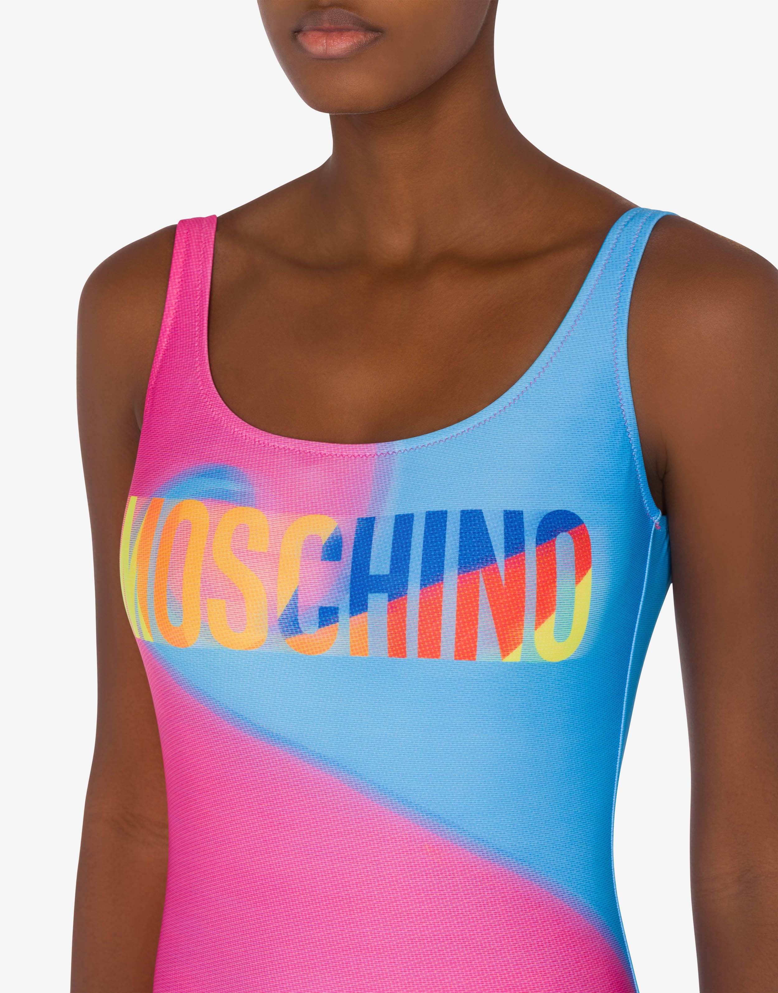 PROJECTION PRINT ONE-PIECE SWIMSUIT - 4
