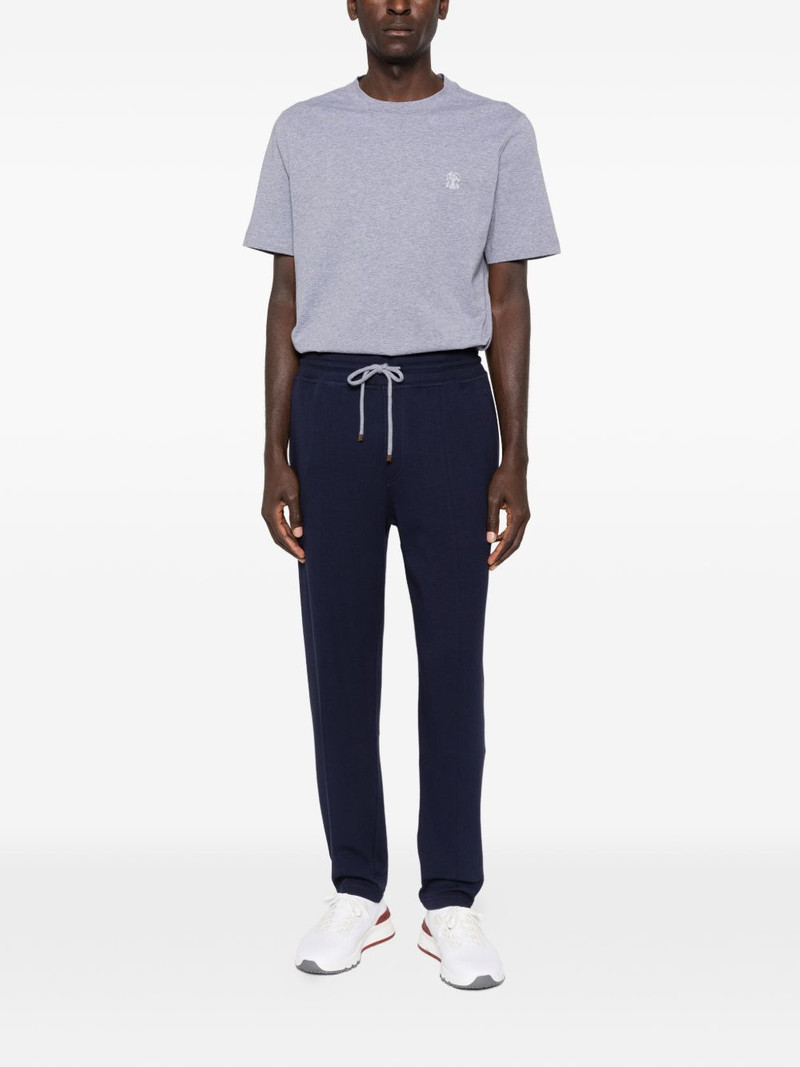 Brunello Cucinelli logo crew-neck T-shirt outlook