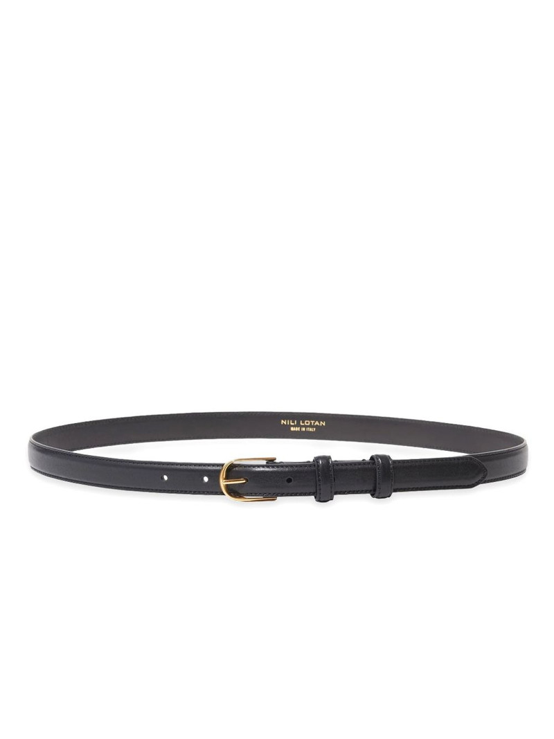 NILI LOTAN leather buckle belt outlook