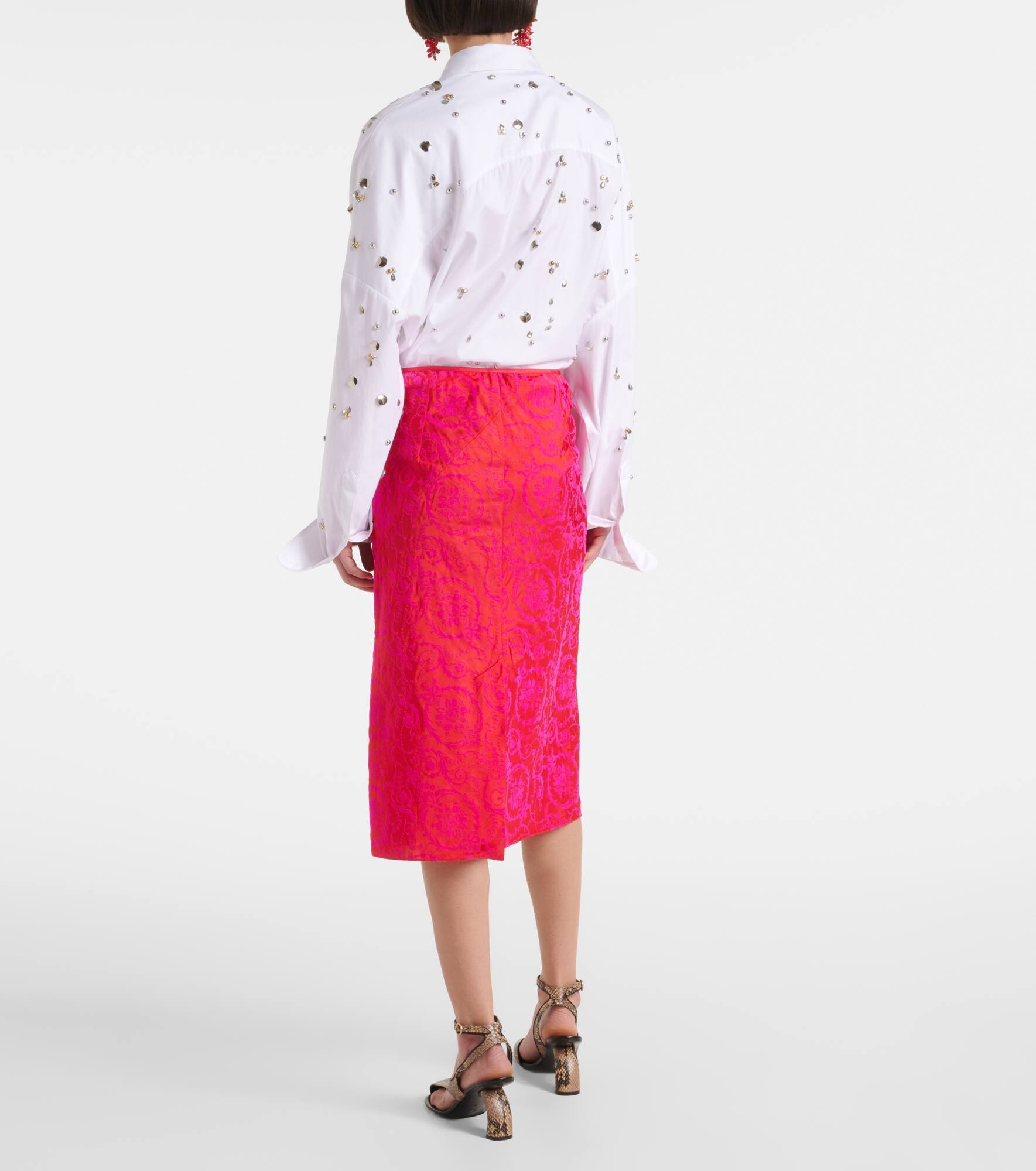 Printed pencil skirt - 3