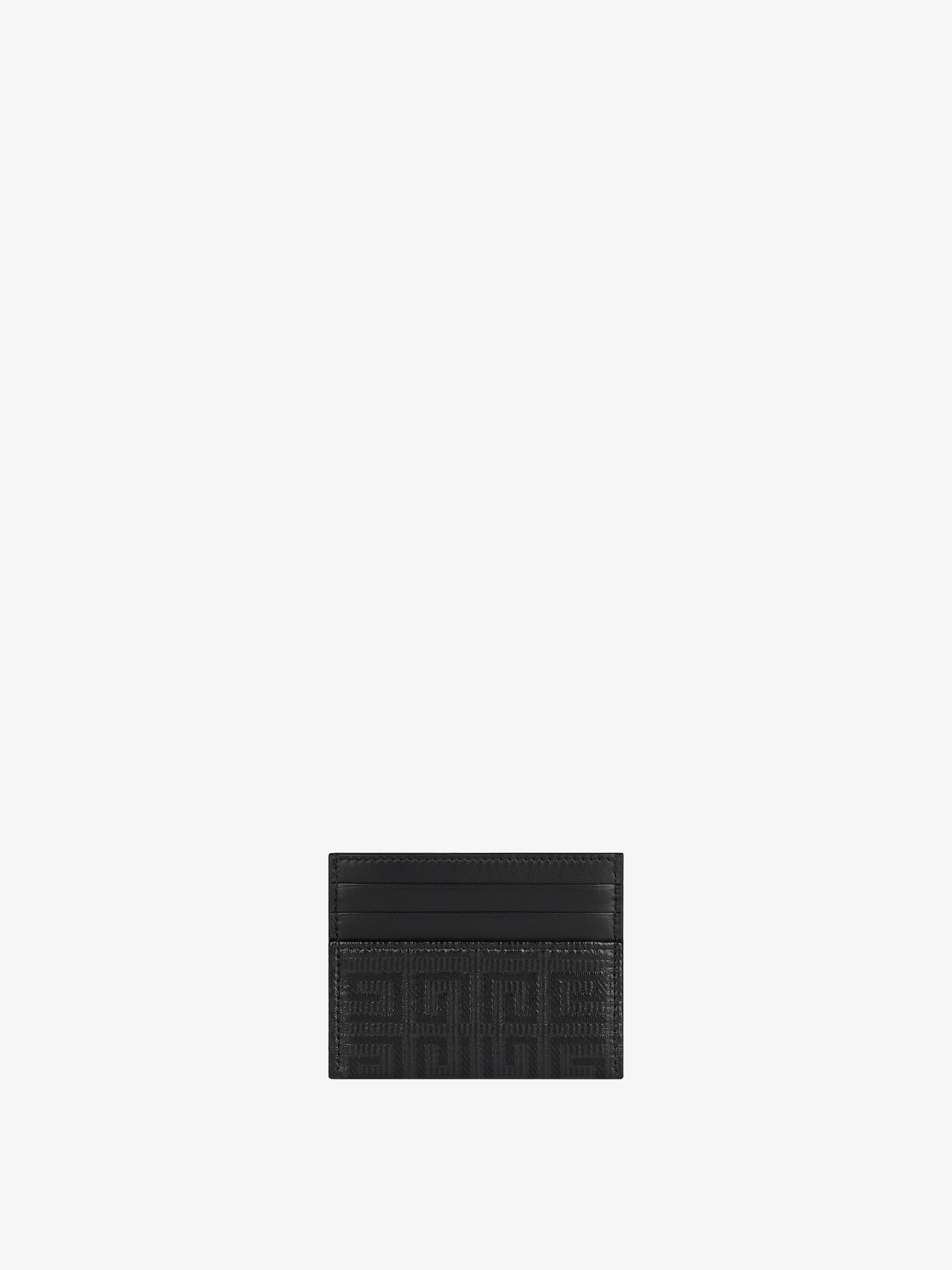 CARD HOLDER IN 4G COATED CANVAS AND LEATHER - 3