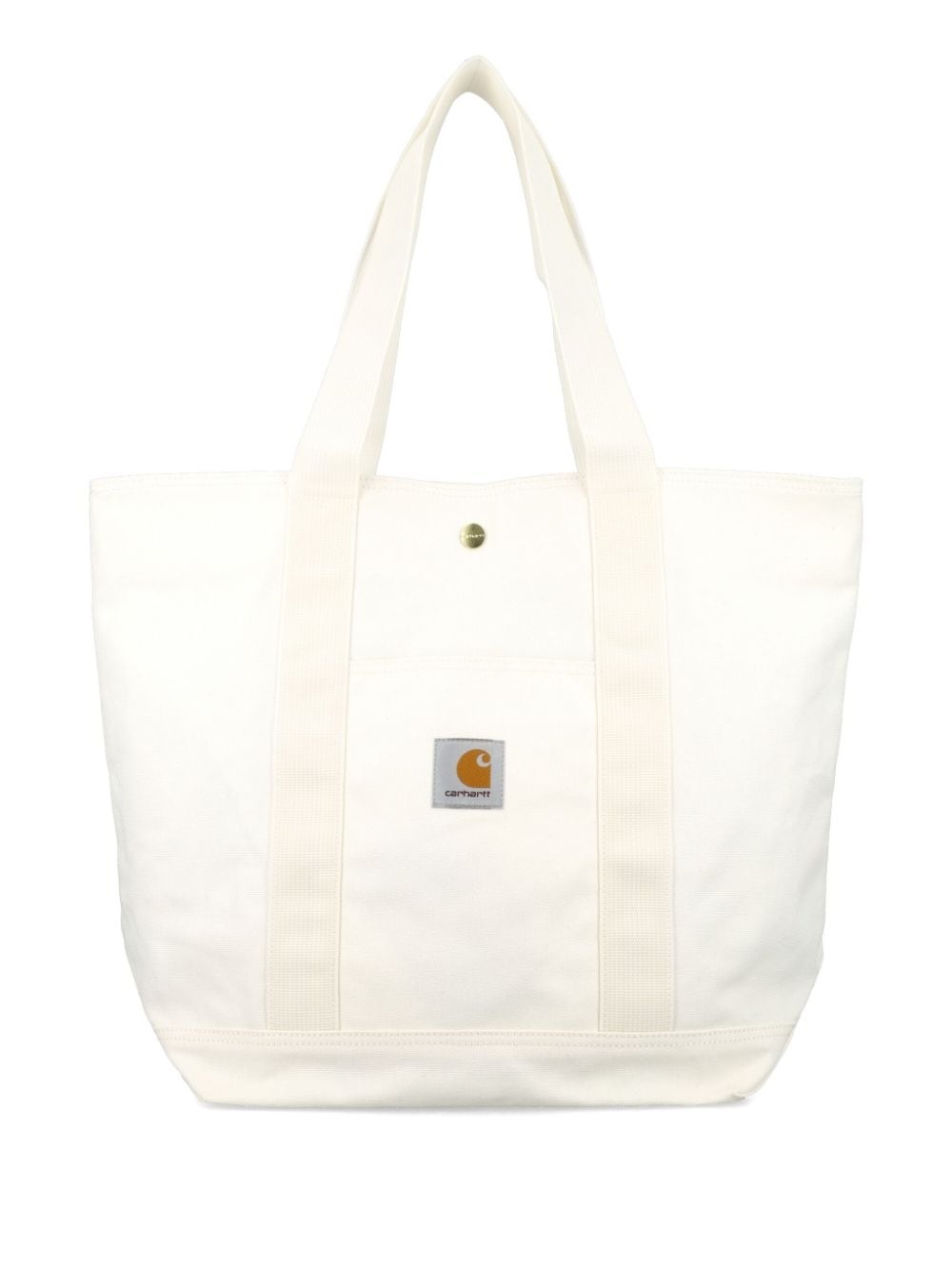 logo-patch canvas tote bag - 1