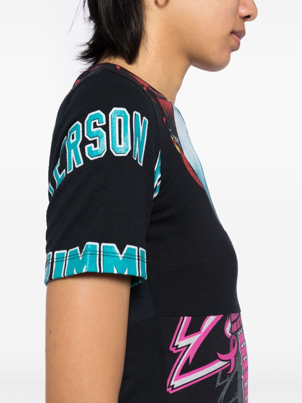 graphic mini dress - 5