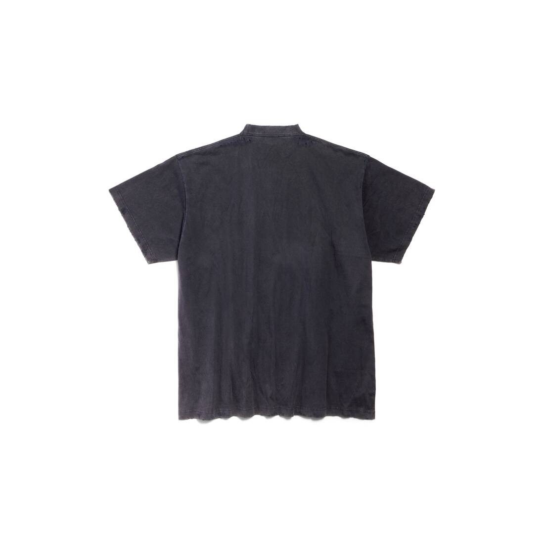 Men's Agaicnelab T-shirt Oversized Fit in Black - 2