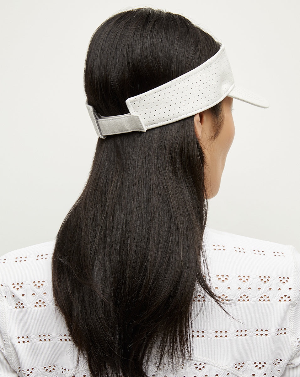 VEGAN LEATHER VISOR - 7