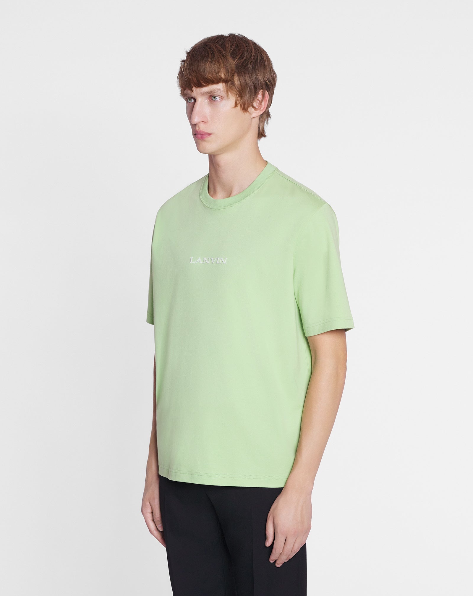 LANVIN EMBROIDERED STRAIGHT FIT T-SHIRT - 3