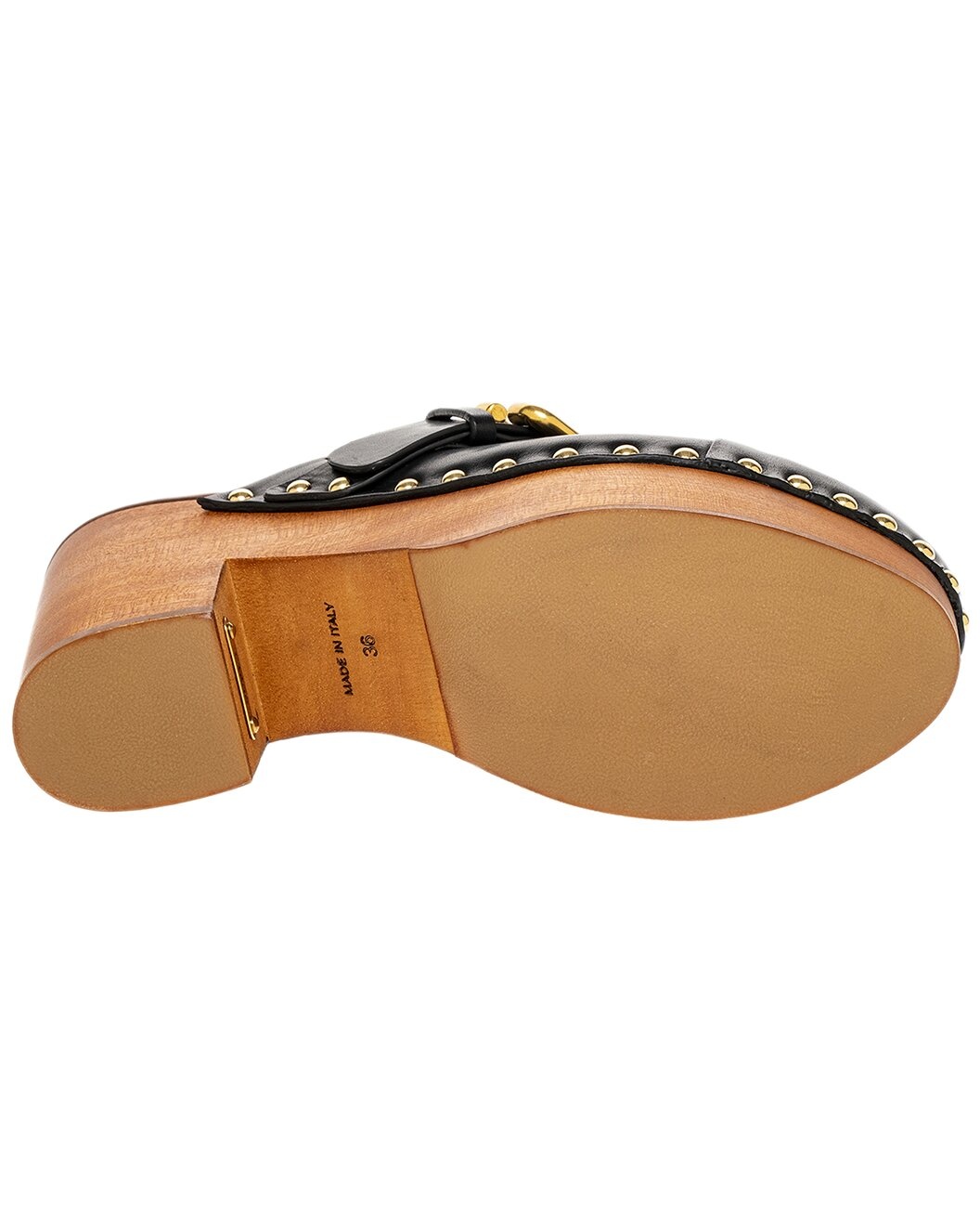 Chloé Jeannette Leather Wedge Clog - 4